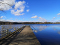 Bordesholmer See mit Klosterkirche Bordesholmer See mit Klosterkirche