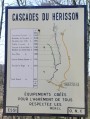Panneau au départ de la randonnée Panneau au départ de la randonnée